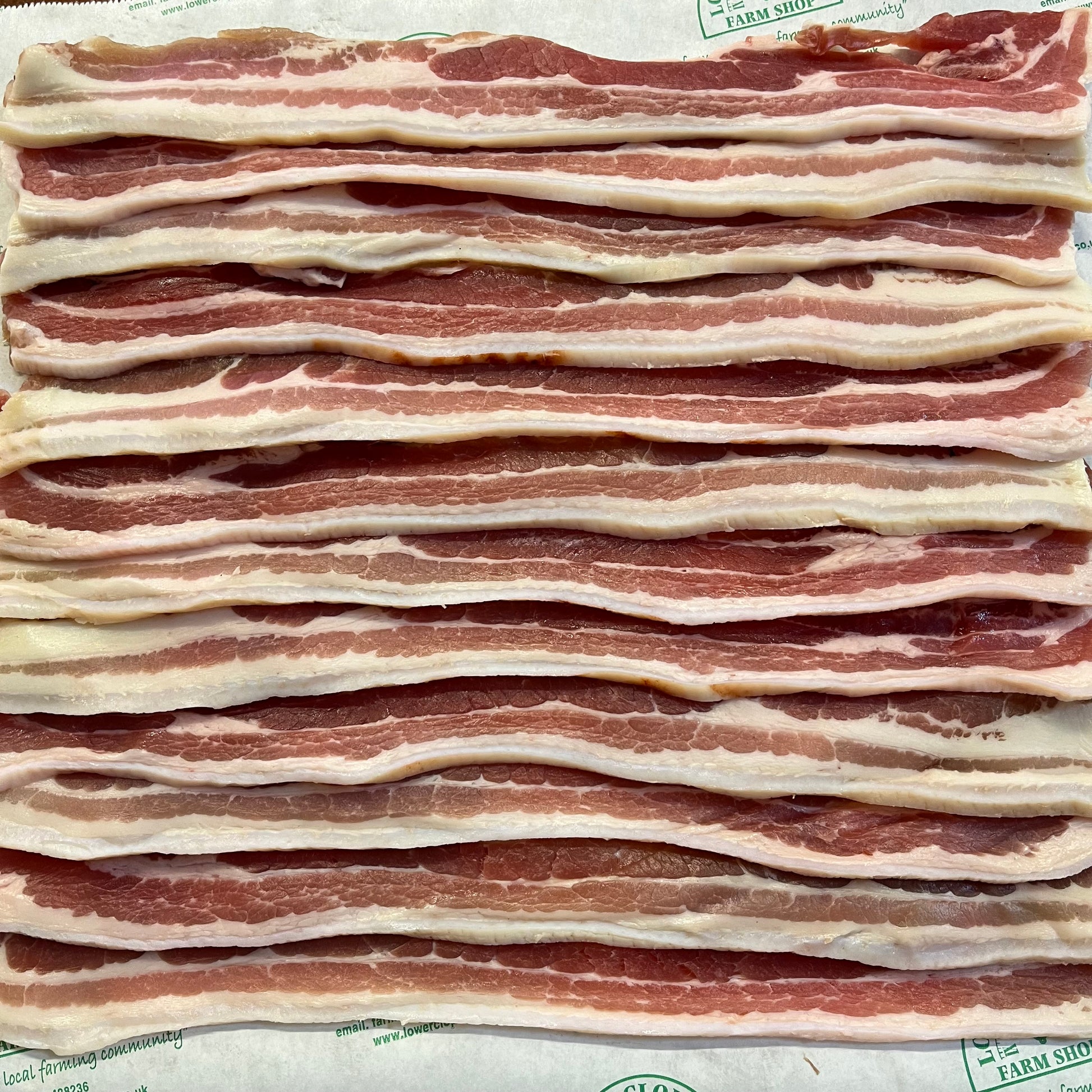 Dry Cured Plain Streaky Bacon