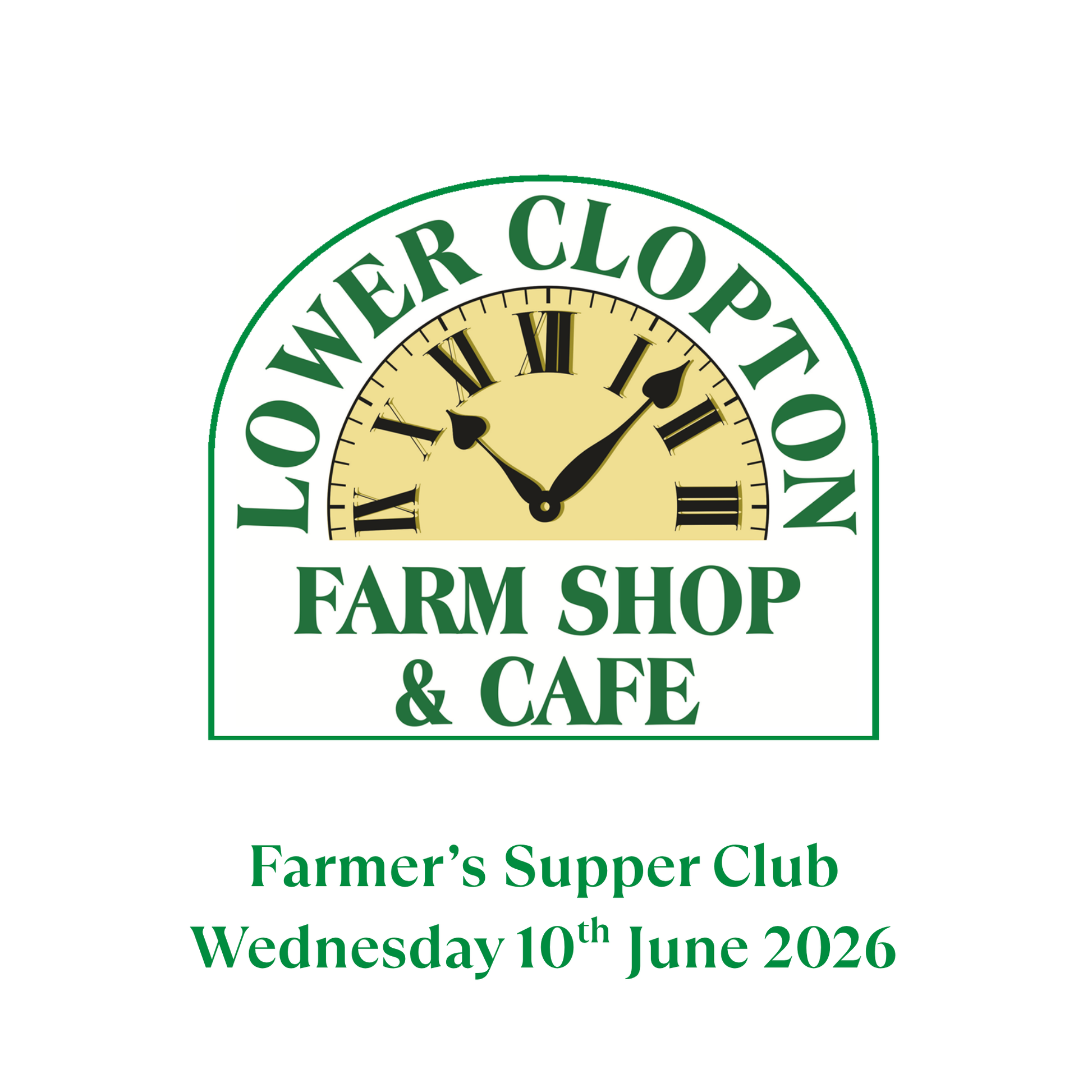 Farmer's Supper Club Evening - Wednesday 10th June 2026